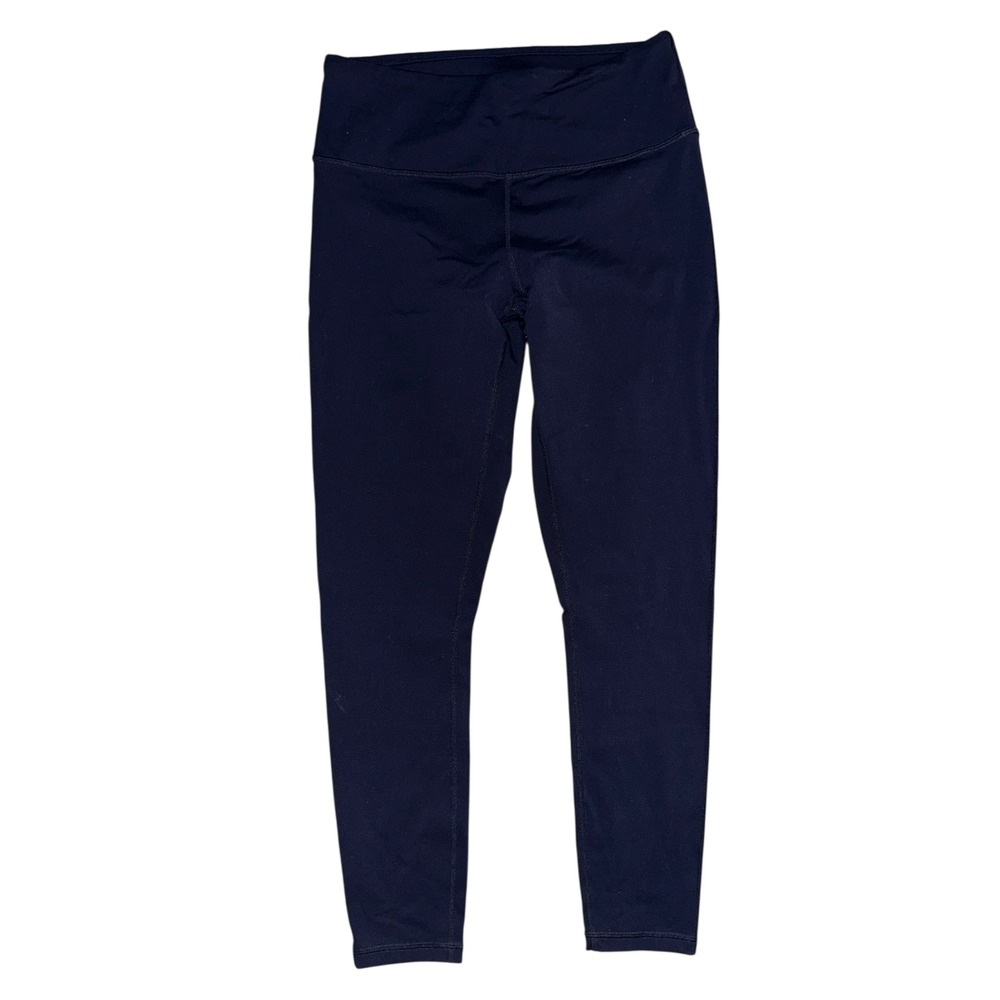 A6 Prana High Waist Leggings Yoga Workout Athletic Pants Blue Size L